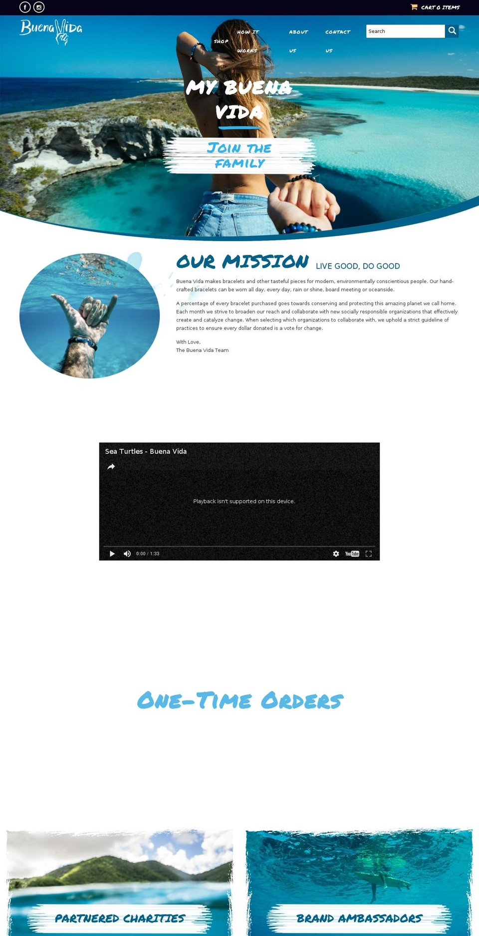 mybuenavida.com shopify website screenshot