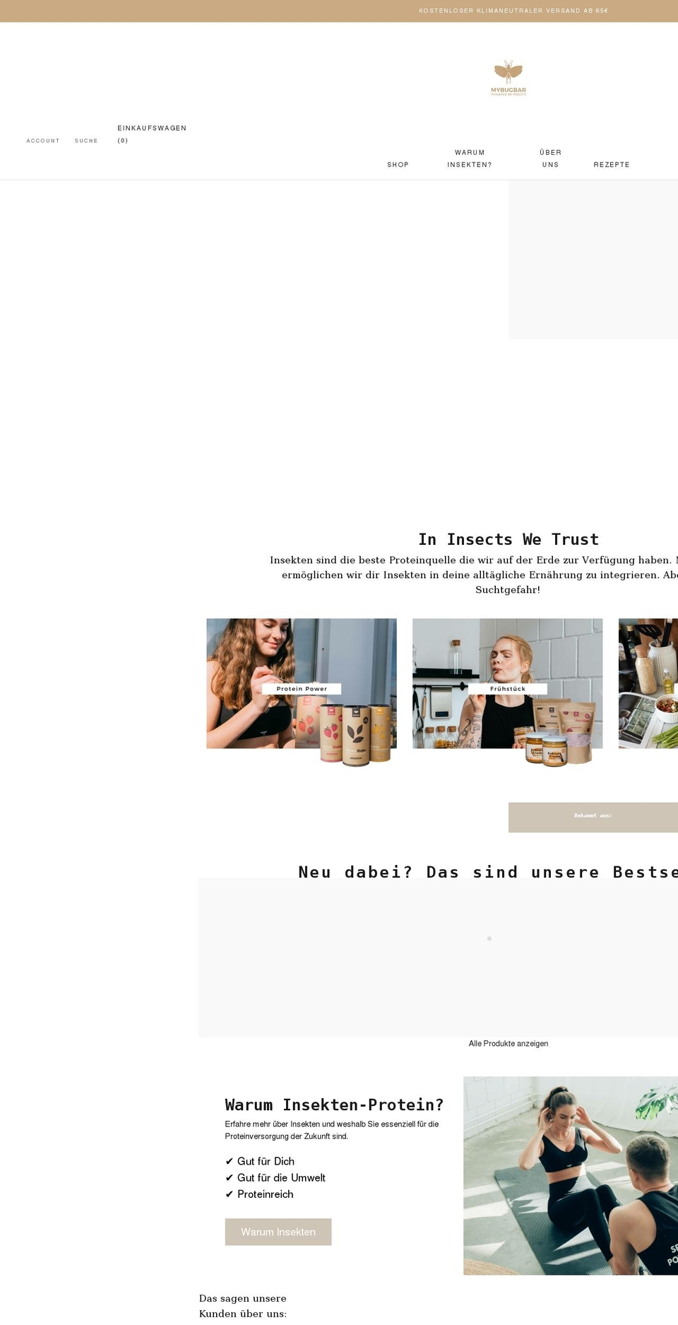 mybugbar.com shopify website screenshot