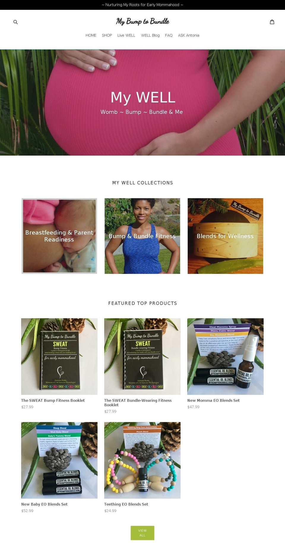 mybumptobundle.com — Shopify storefront screenshot