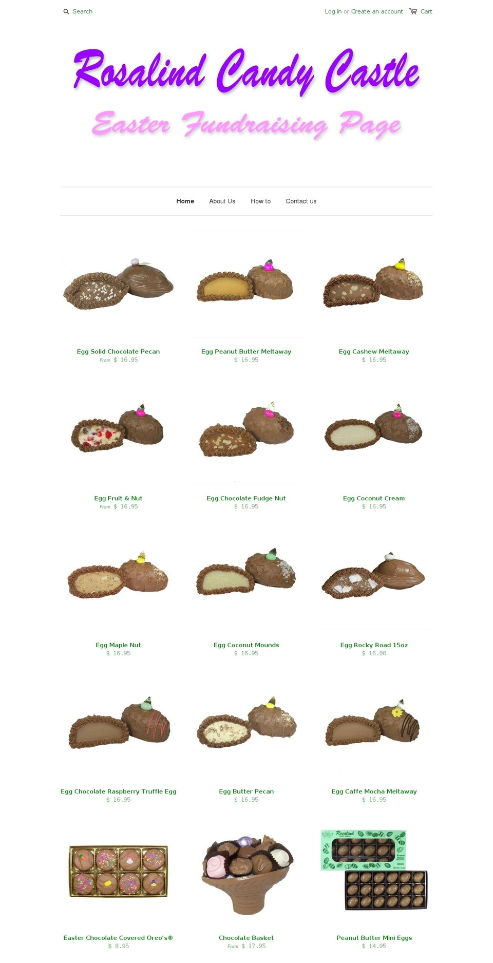 mycandyfundraiser.com shopify website screenshot