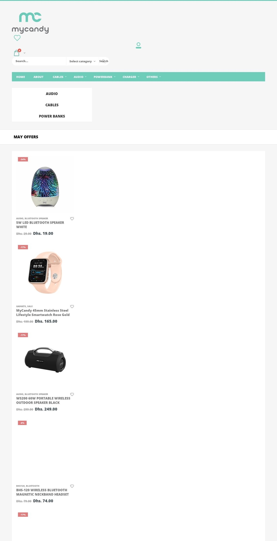 mycandytech.com shopify website screenshot