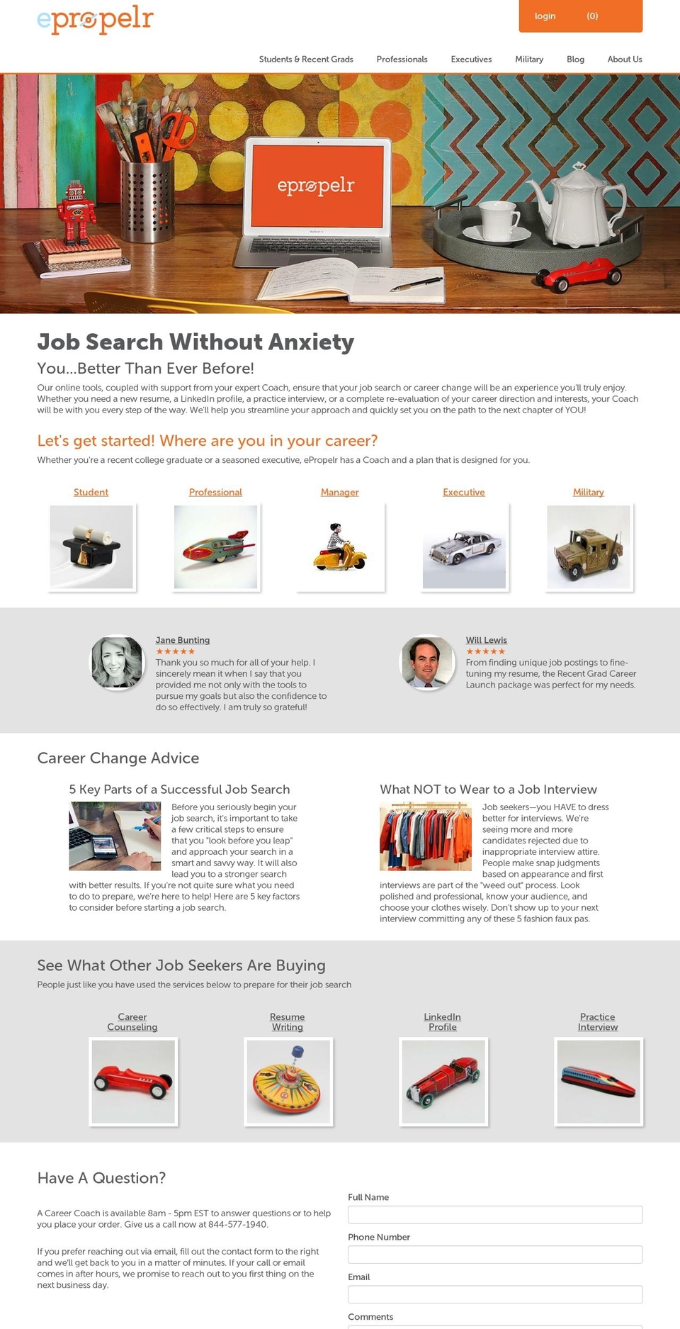 mycareercatapult.com — Shopify storefront screenshot