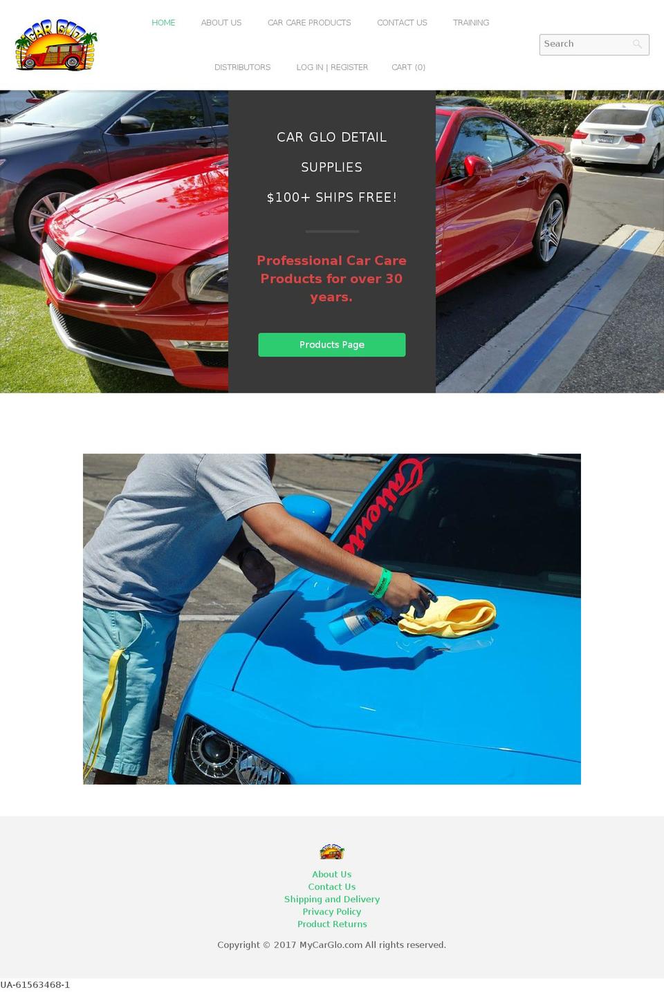 mycarglo.com — Shopify storefront screenshot