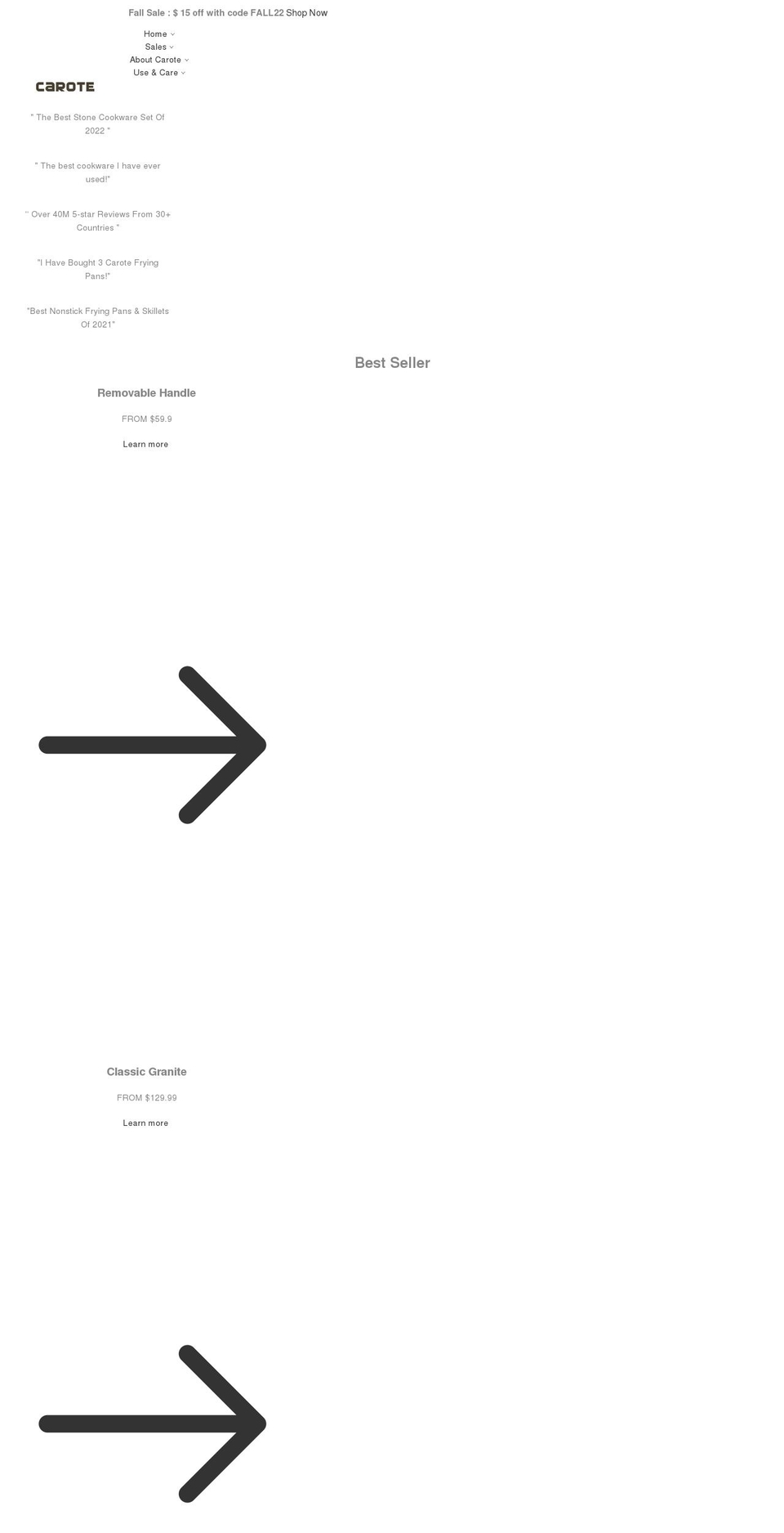 mycarote.com shopify website screenshot