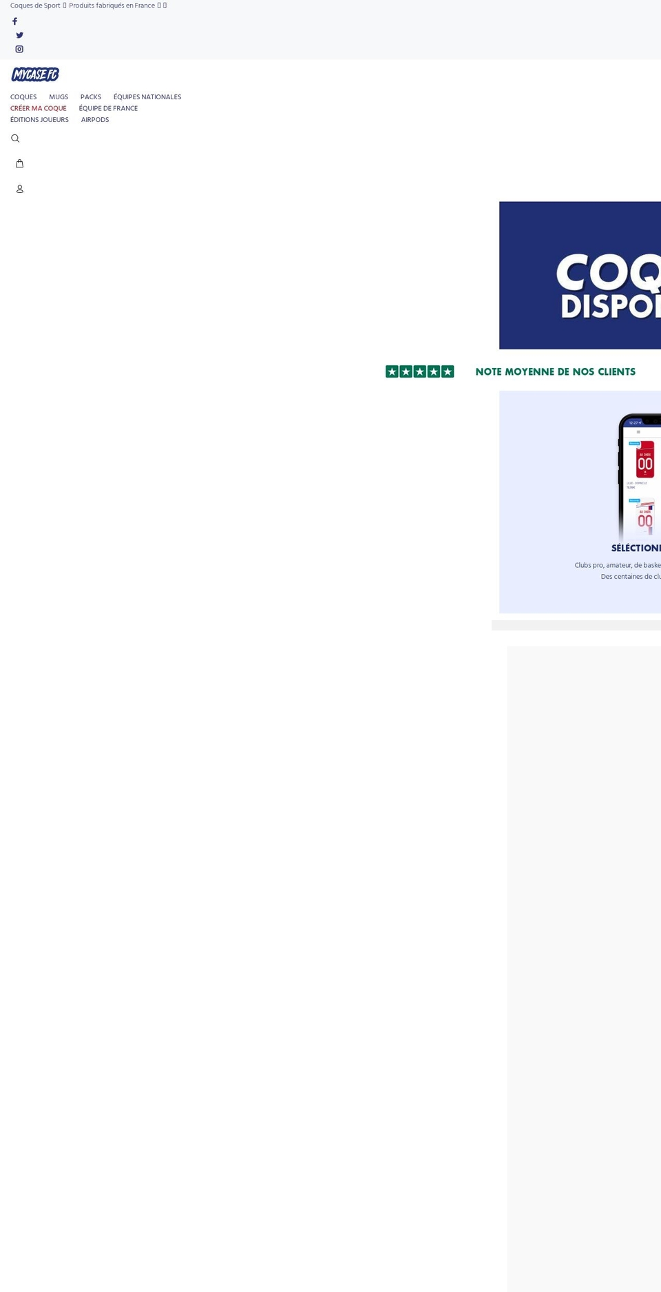 mycasefc.com — Shopify storefront screenshot
