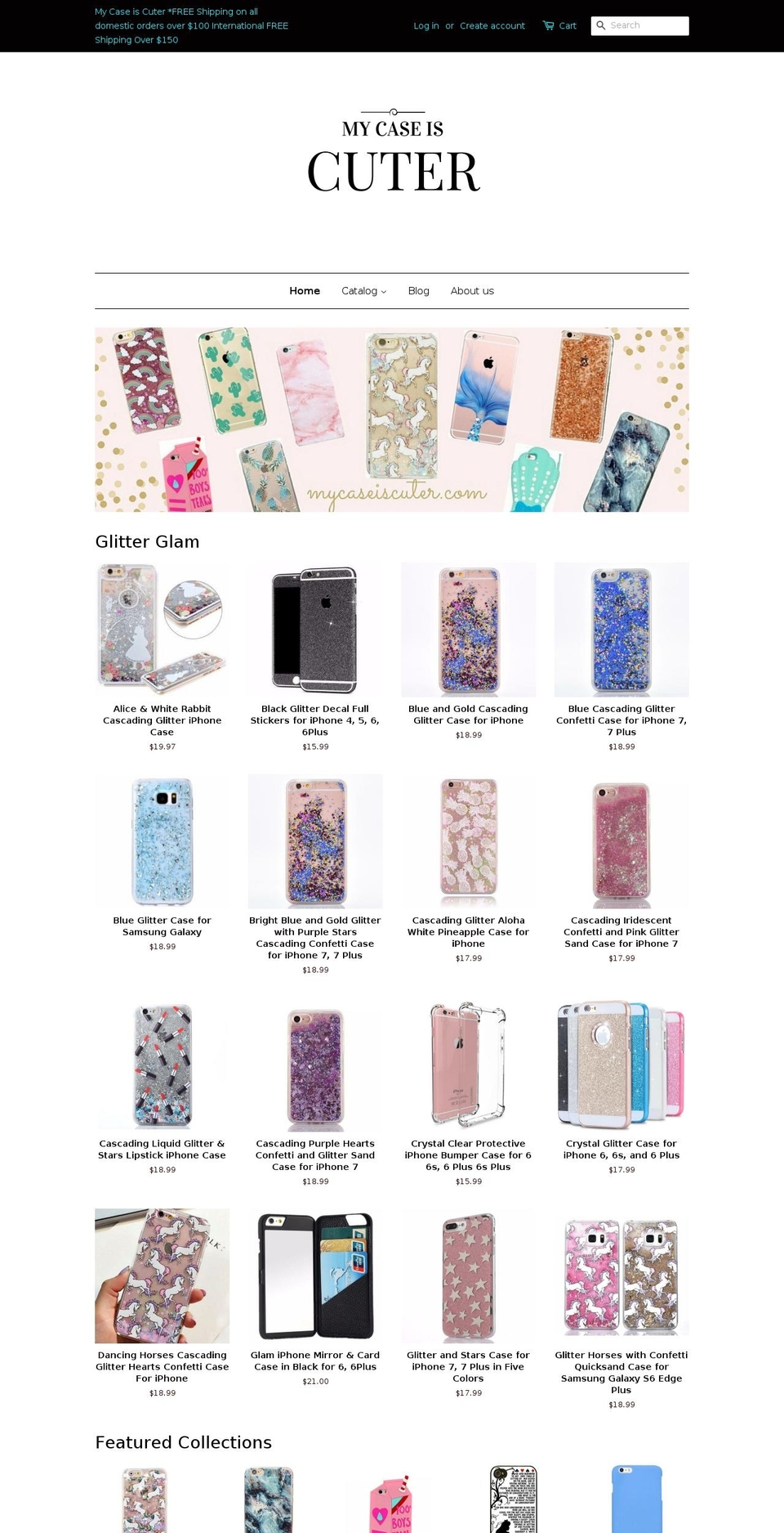 mycaseiscuter.online shopify website screenshot