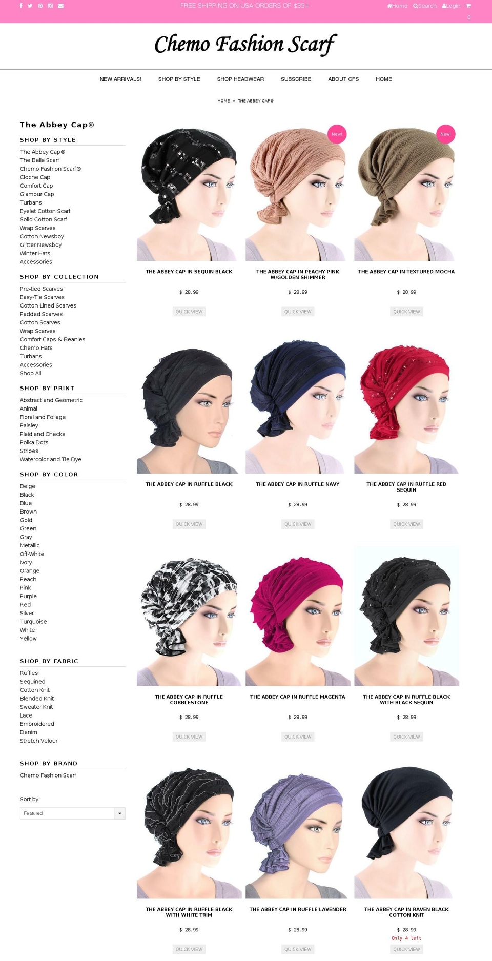 mychemobeanies.com shopify website screenshot