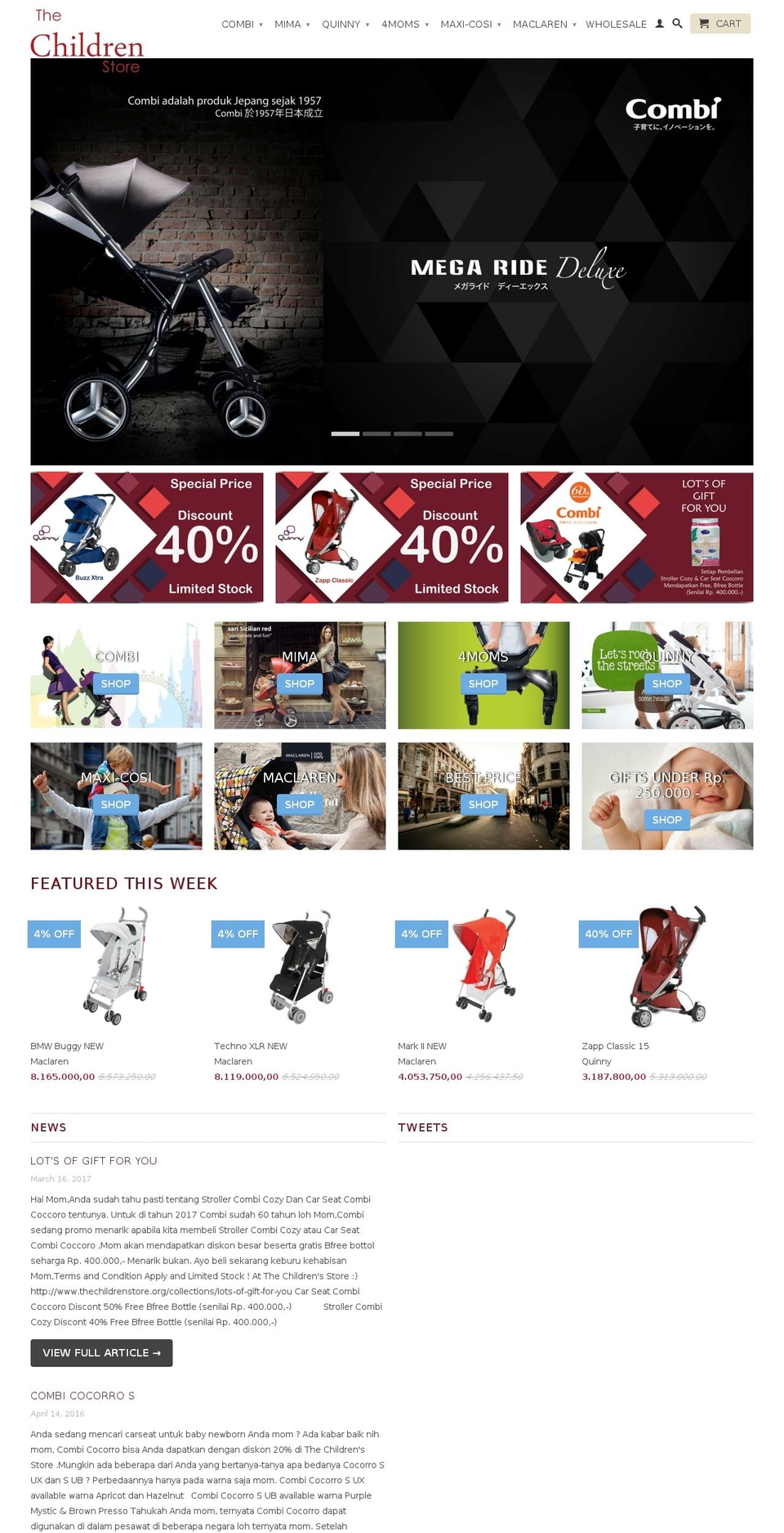 mychildrenstore.com shopify website screenshot