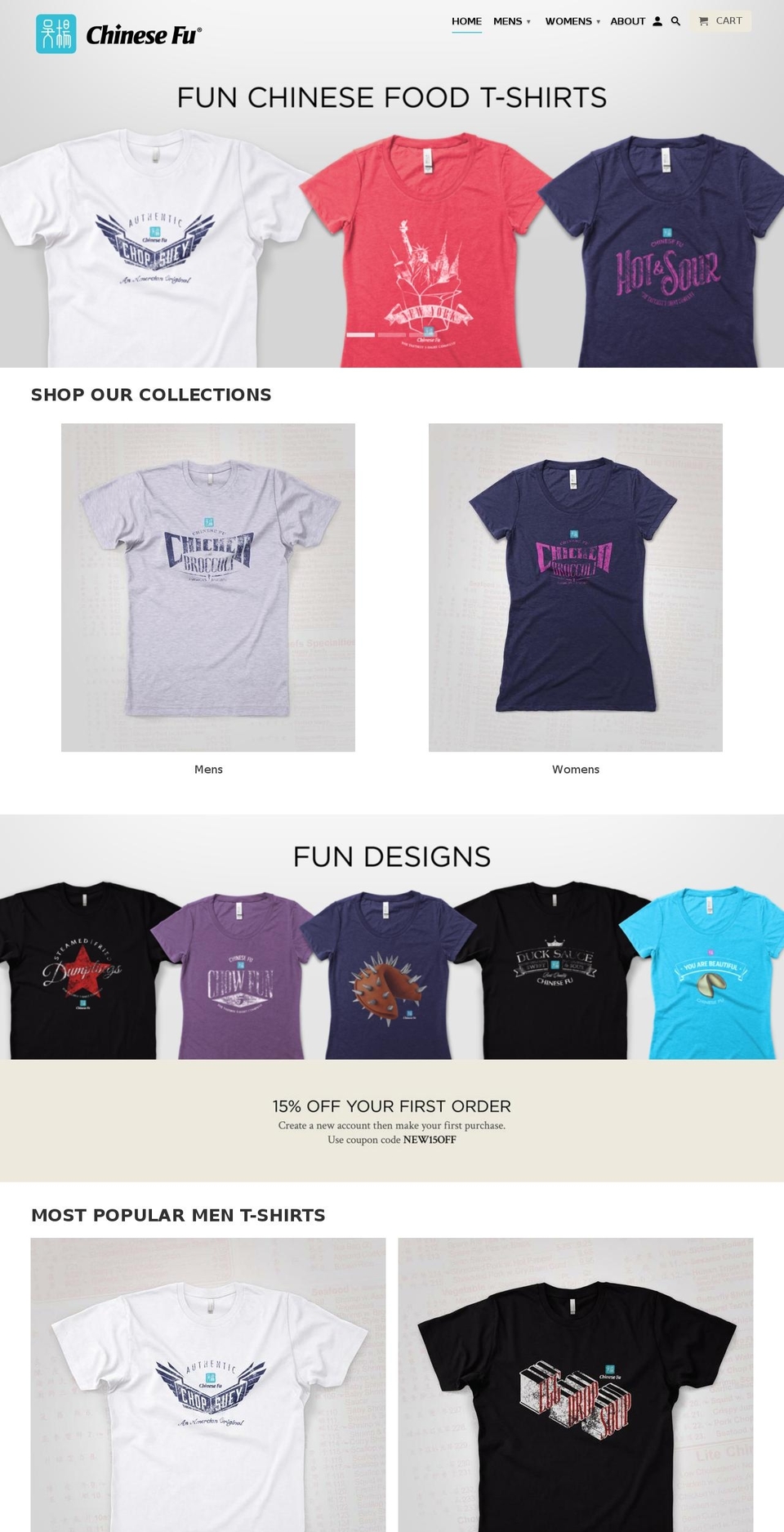 mychinesefu.com — Shopify storefront screenshot