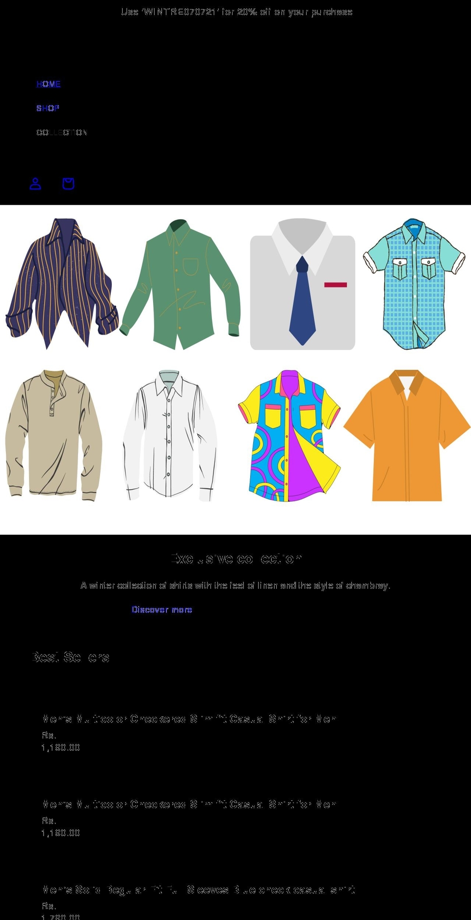 mychivalry.com shopify website screenshot