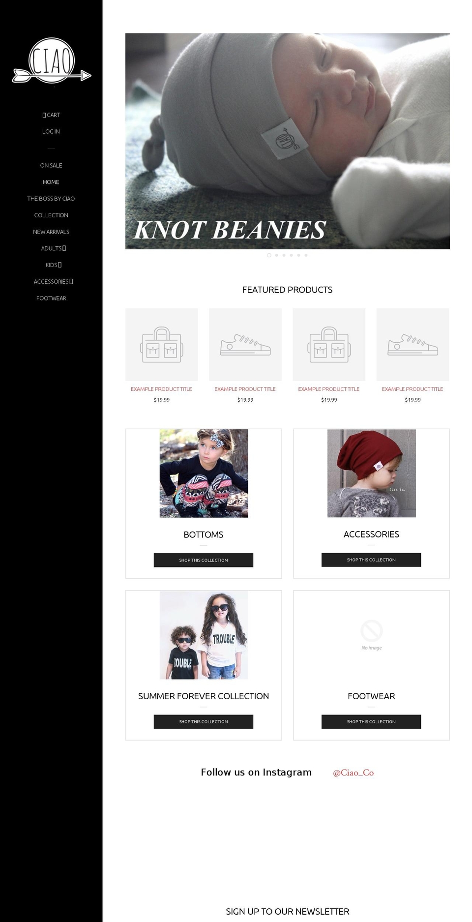 myciaoco.com shopify website screenshot