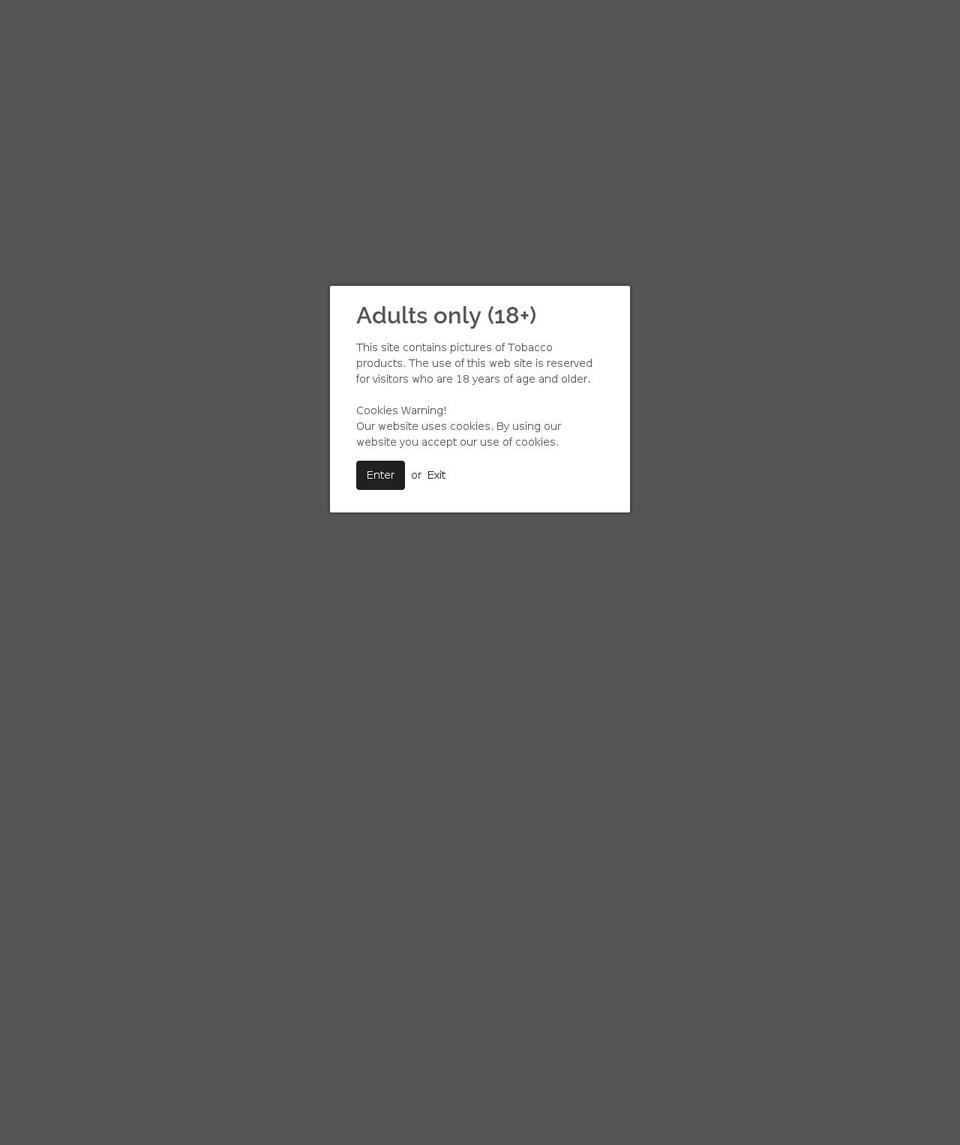 mycigarorder.co.uk shopify website screenshot