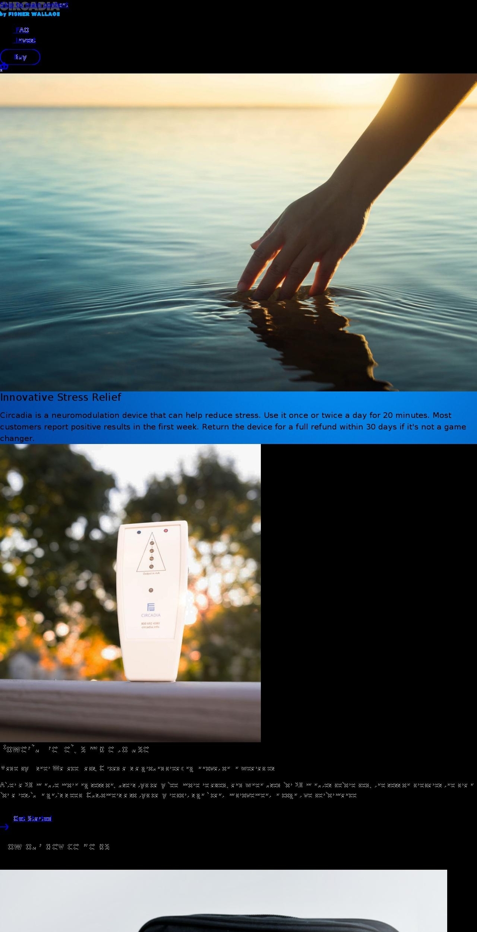 mycircadia.com shopify website screenshot