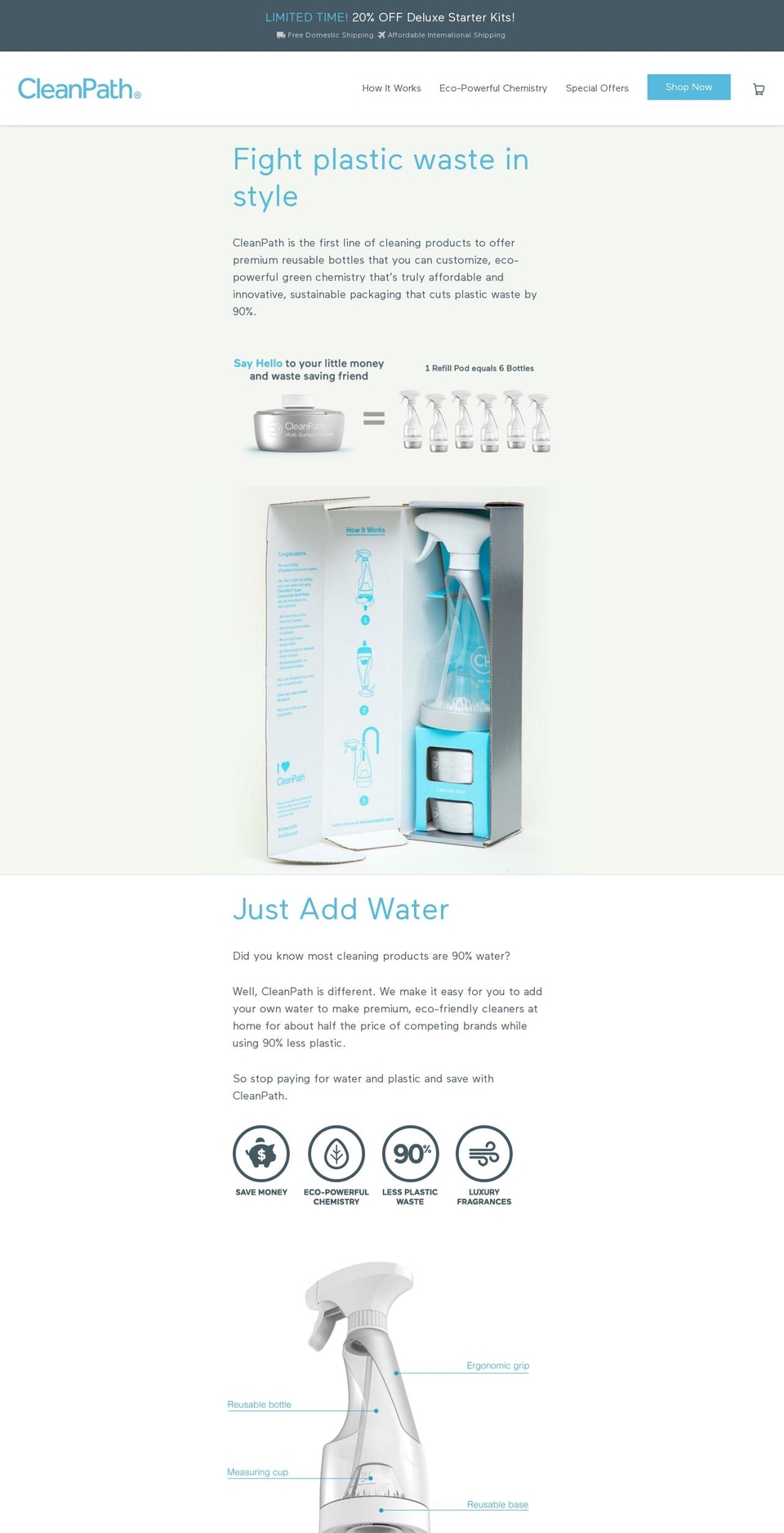 mycleanpath.com — Shopify storefront screenshot