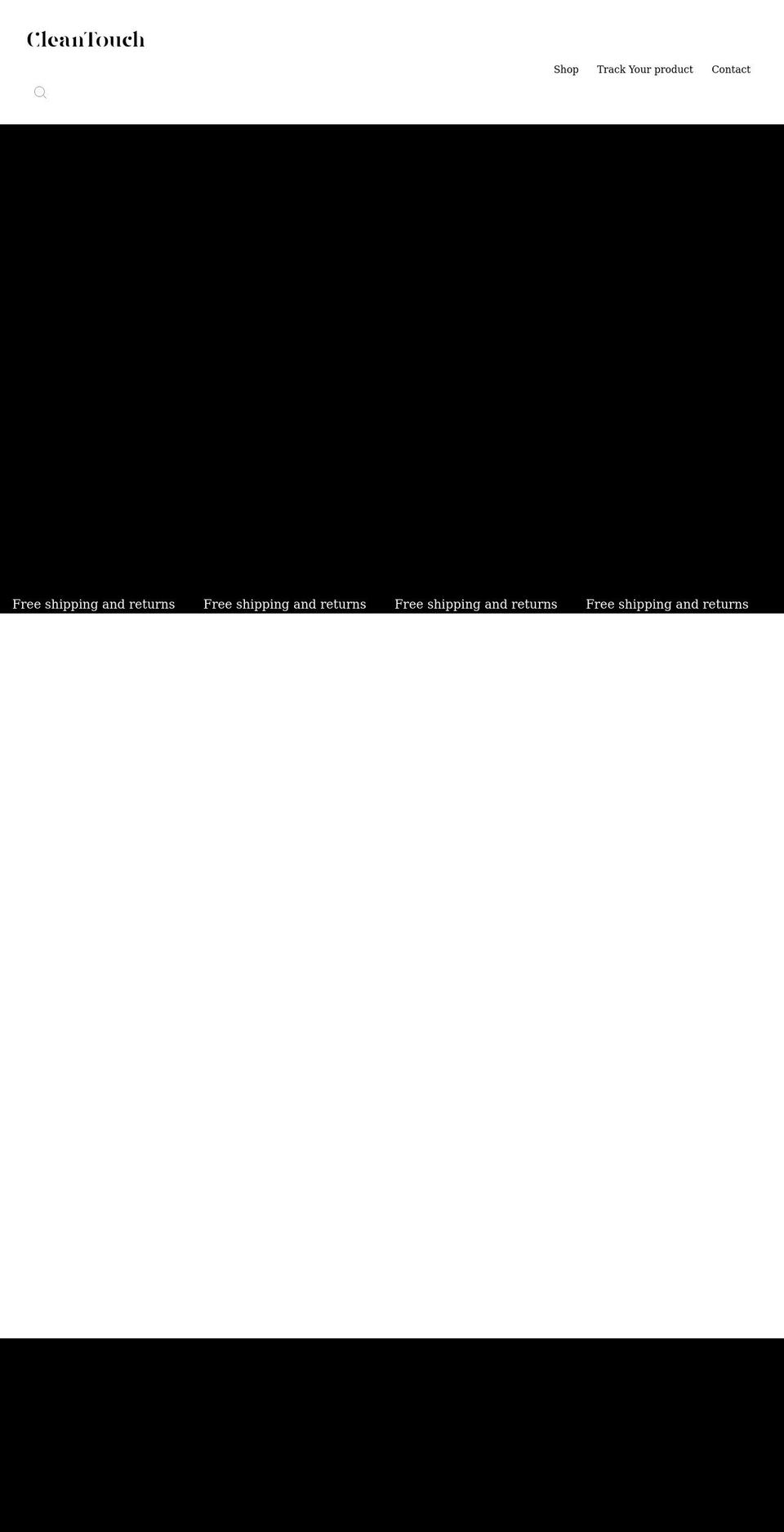 mycleantouch.com shopify website screenshot