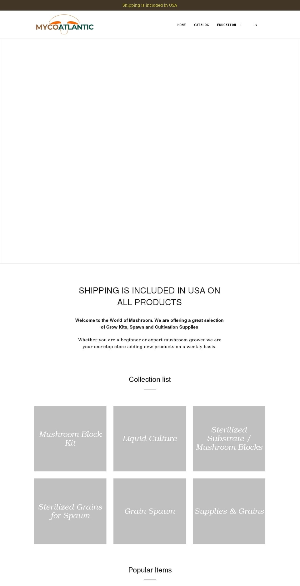 mycoatlantic.com shopify website screenshot