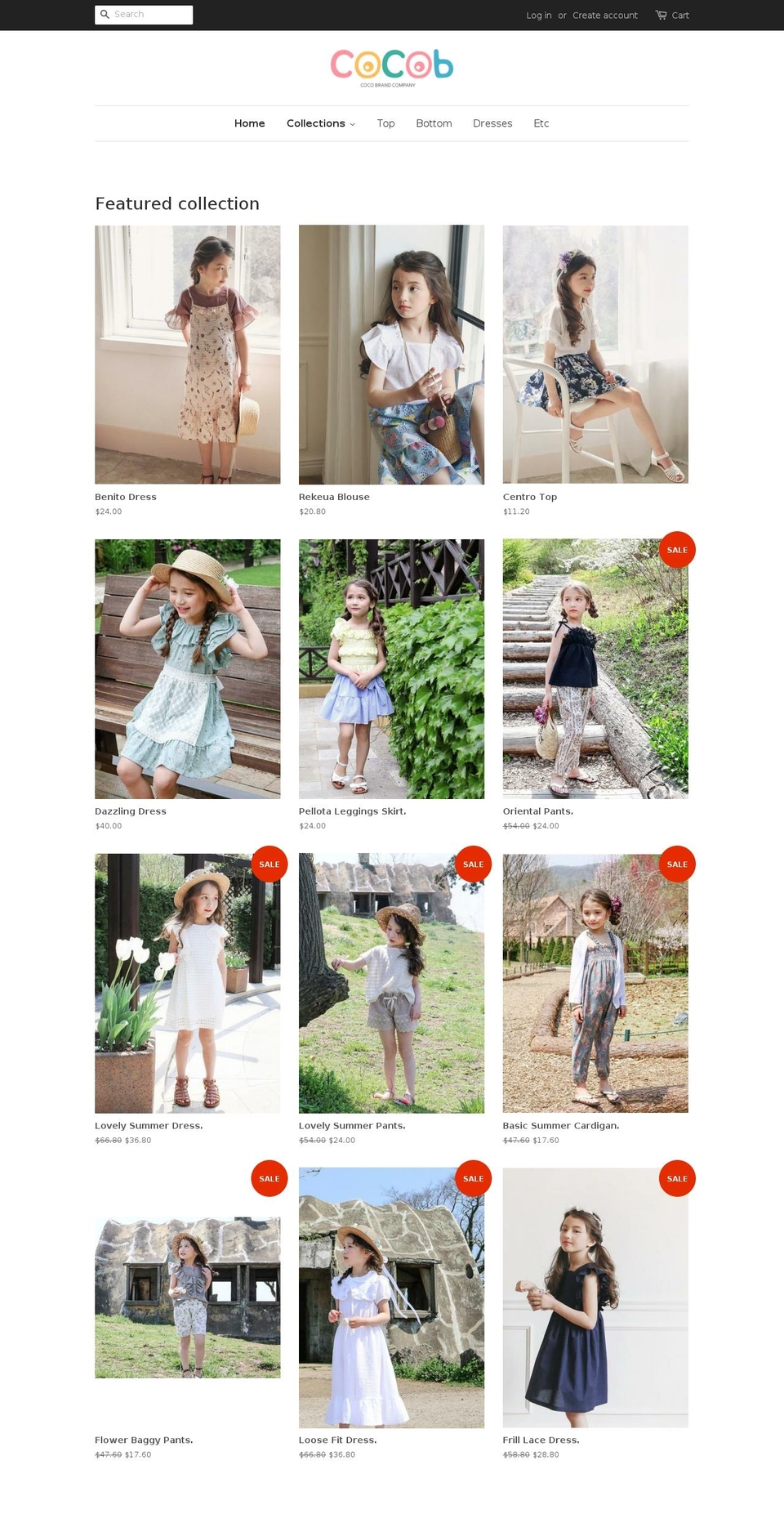 mycocob.com — Shopify storefront screenshot