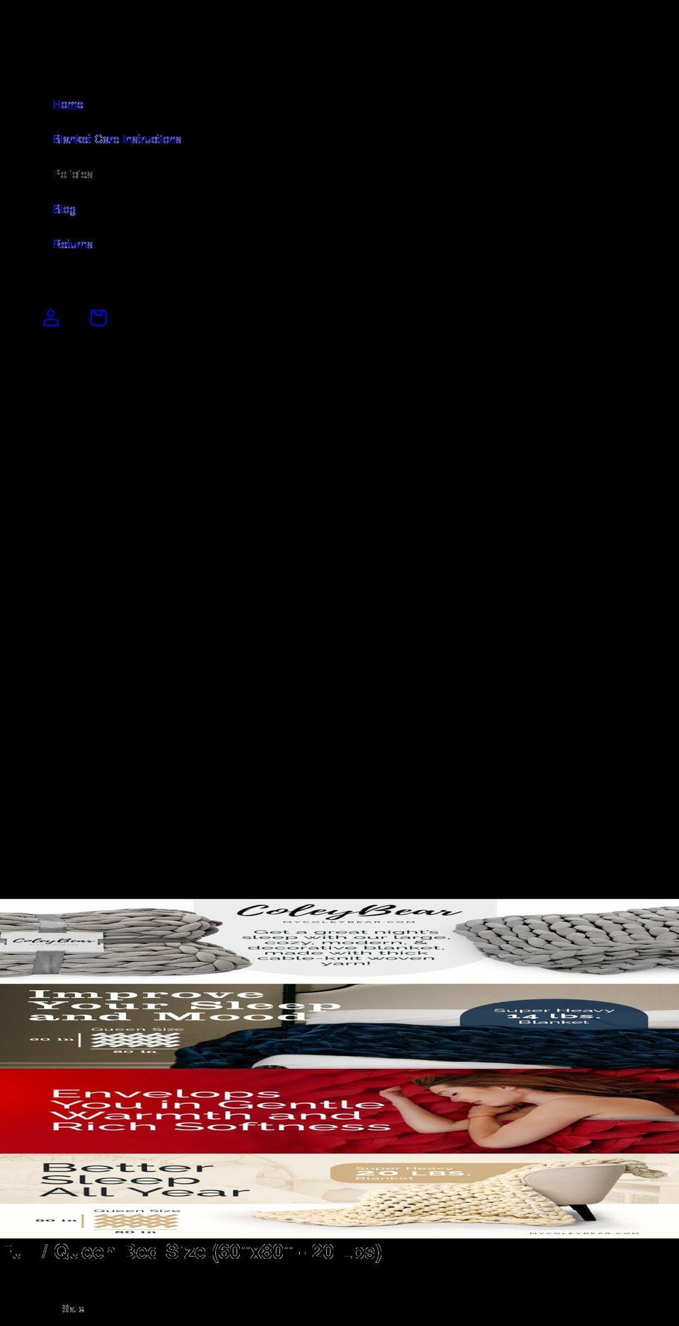 mycoleybear.com shopify website screenshot