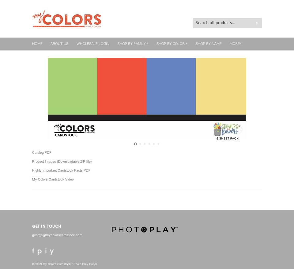 mycolors.myshopify.com shopify website screenshot