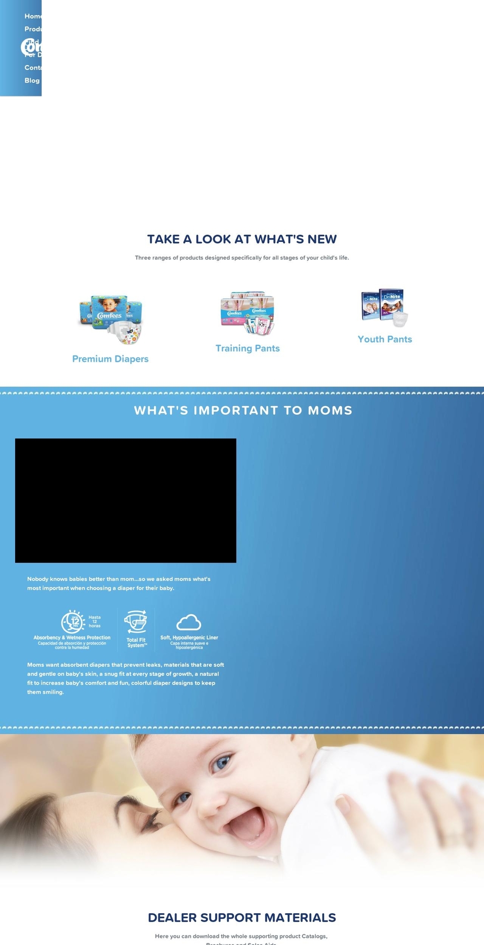 mycomfies.net shopify website screenshot