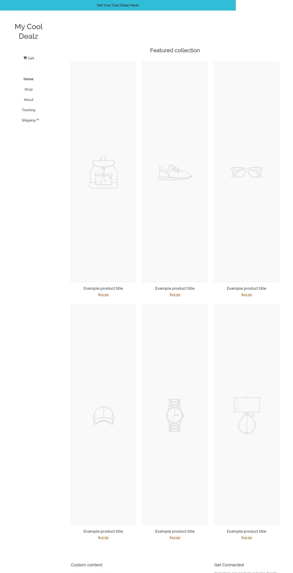 mycooldealz.com shopify website screenshot