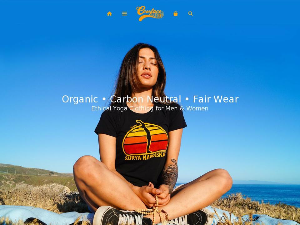 mycowface.com shopify website screenshot