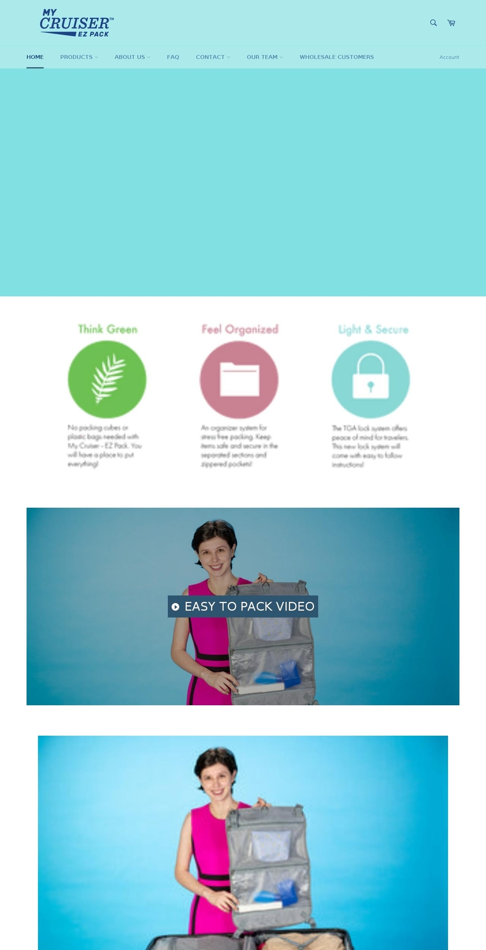 mycruiserezpack.com — Shopify storefront screenshot