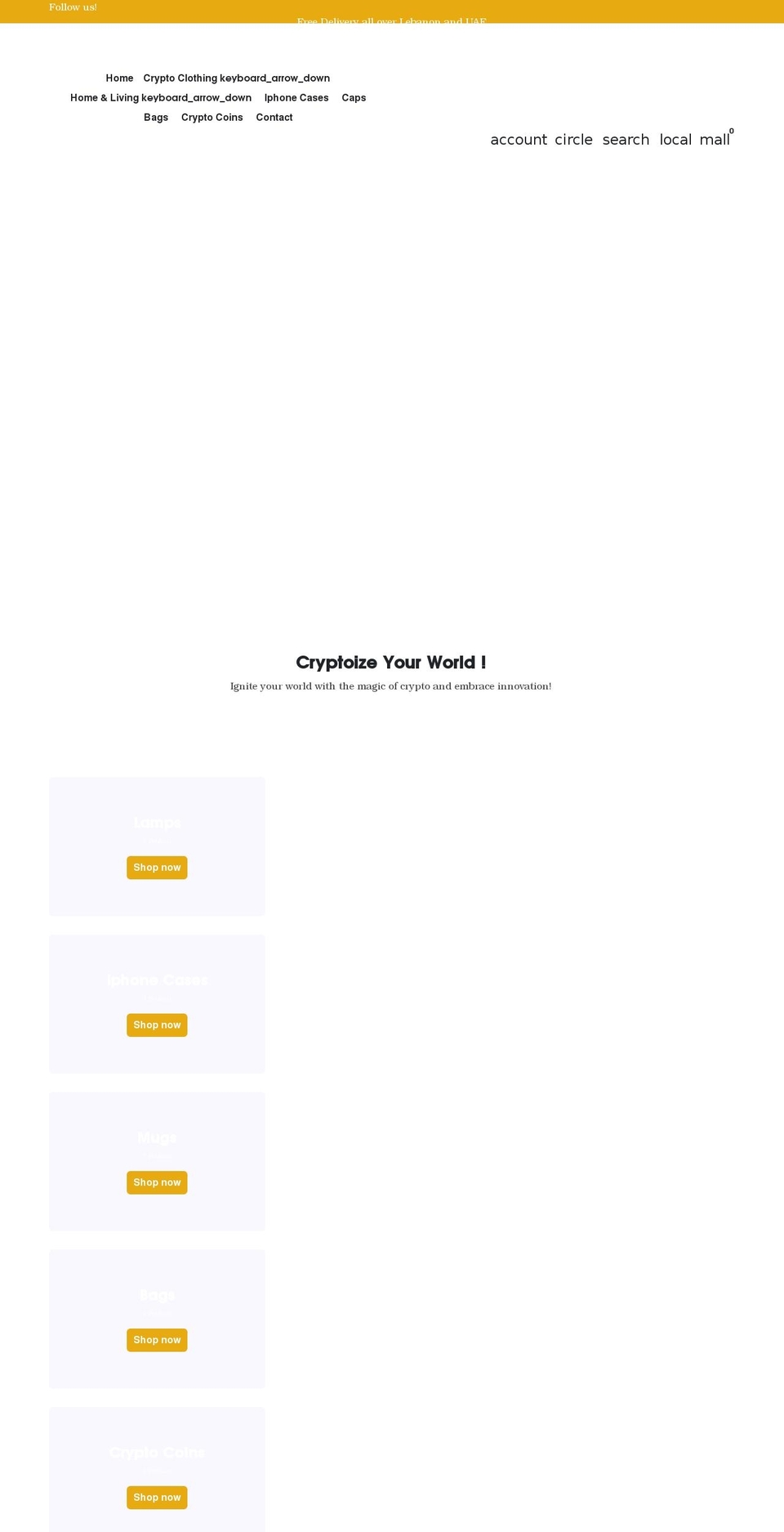 mycryptogoods.com shopify website screenshot