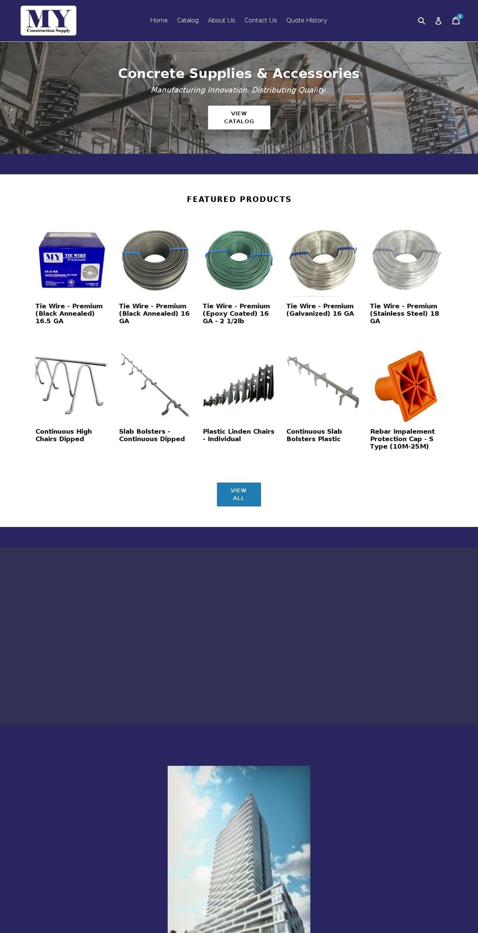 mycsupply.com — Shopify storefront screenshot
