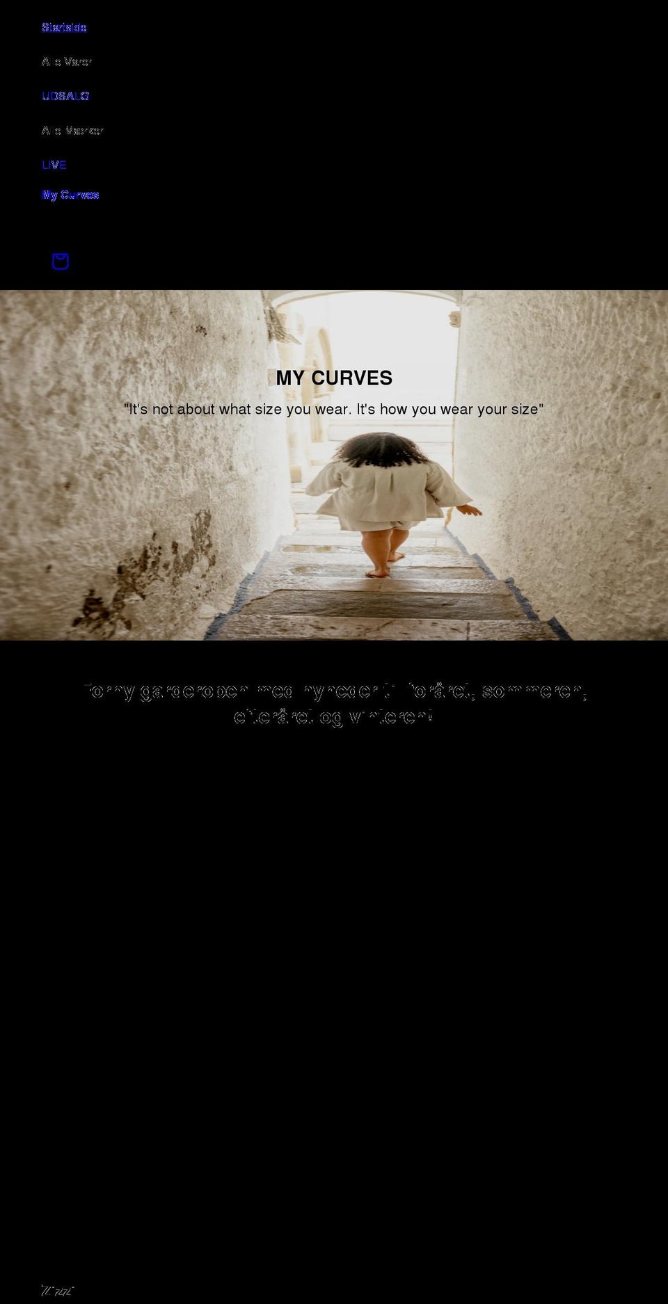 mycurves.dk shopify website screenshot