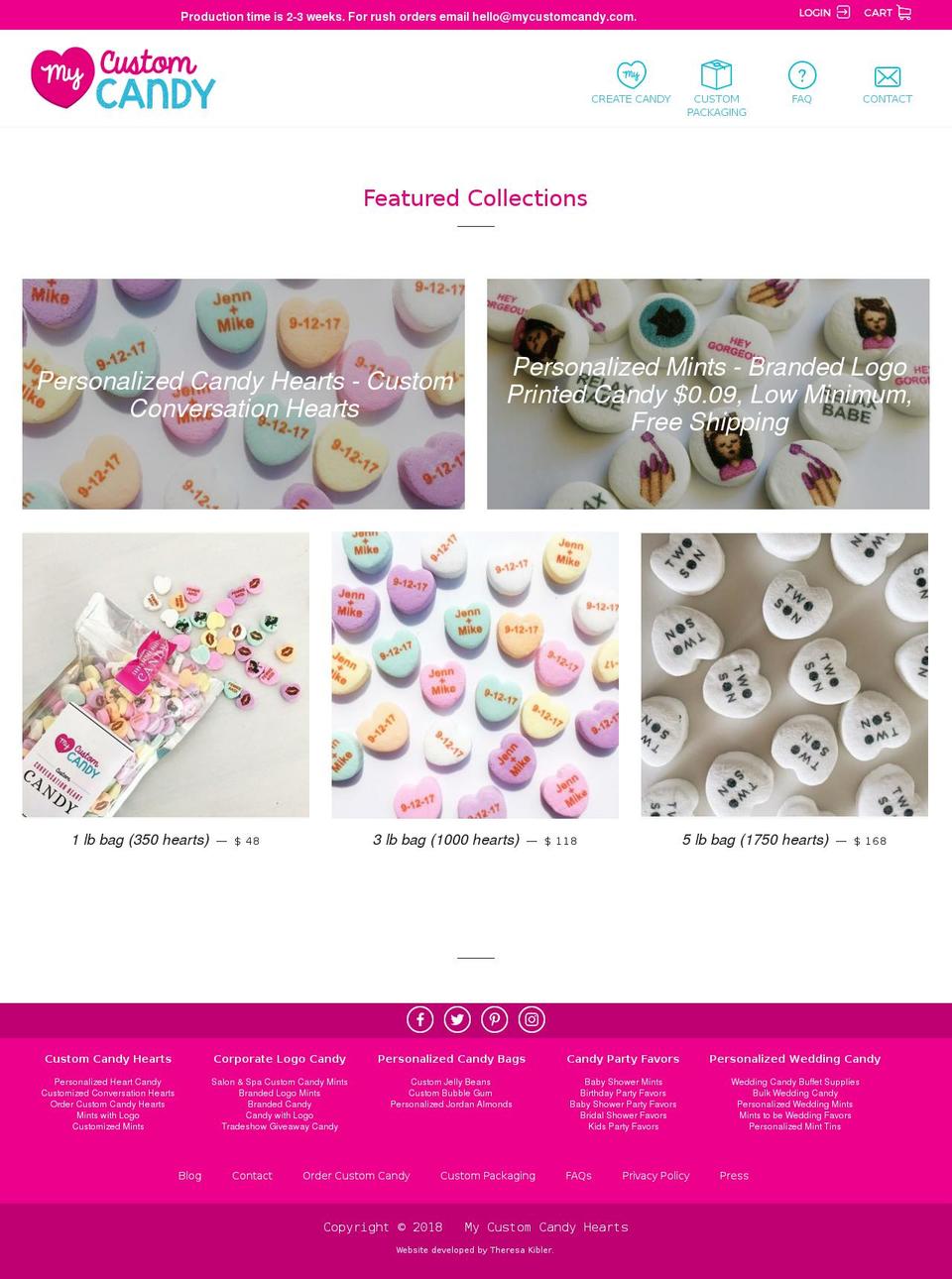 mycustomcandy.myshopify.com shopify website screenshot