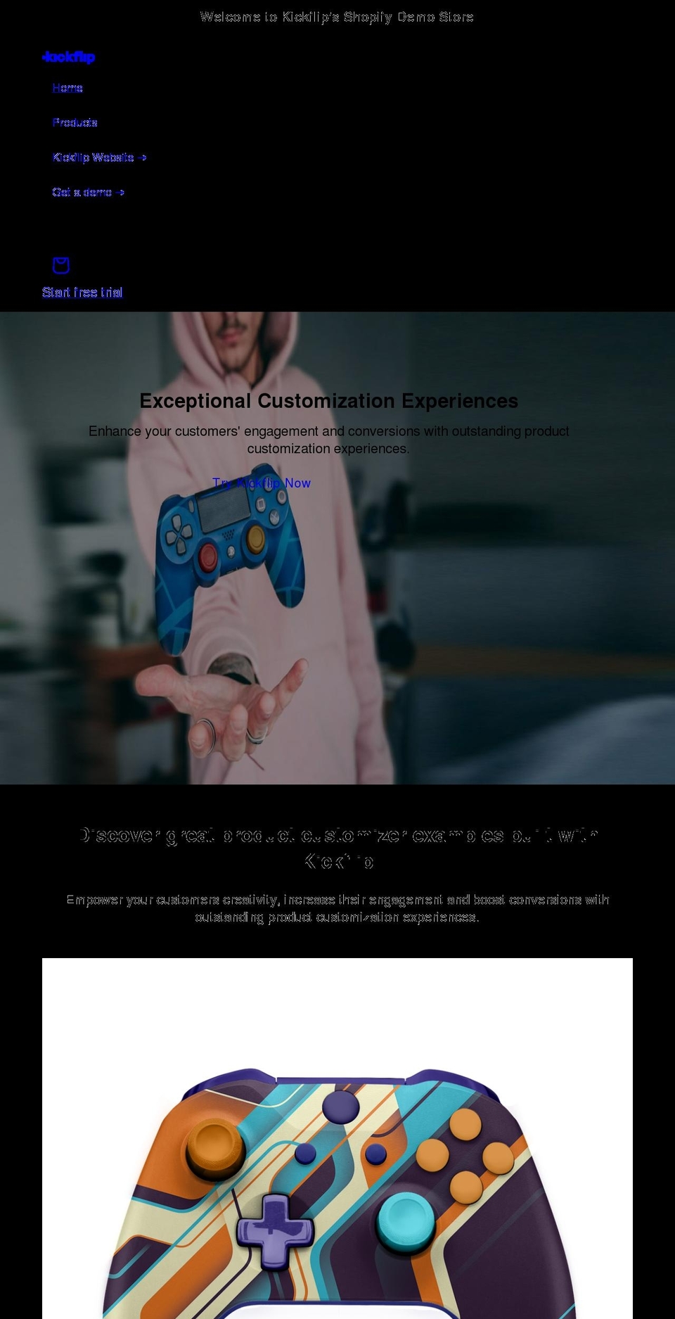 mycustomizer-demo.myshopify.com shopify website screenshot