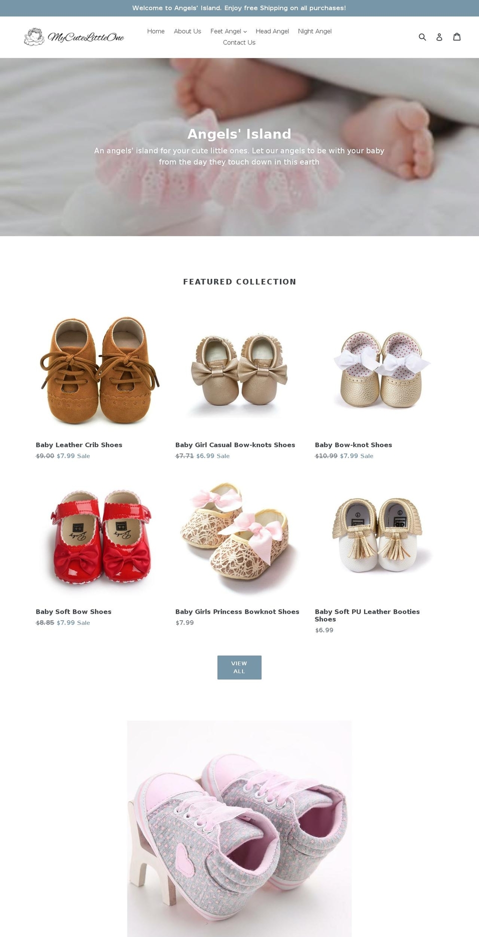 mycutelo.com — Shopify storefront screenshot