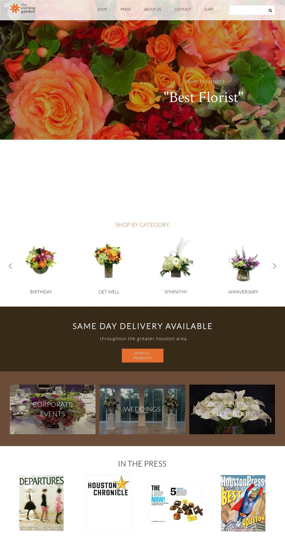 mycuttinggarden.com shopify website screenshot