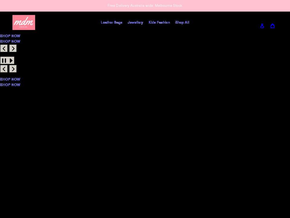 mydearmel.com shopify website screenshot