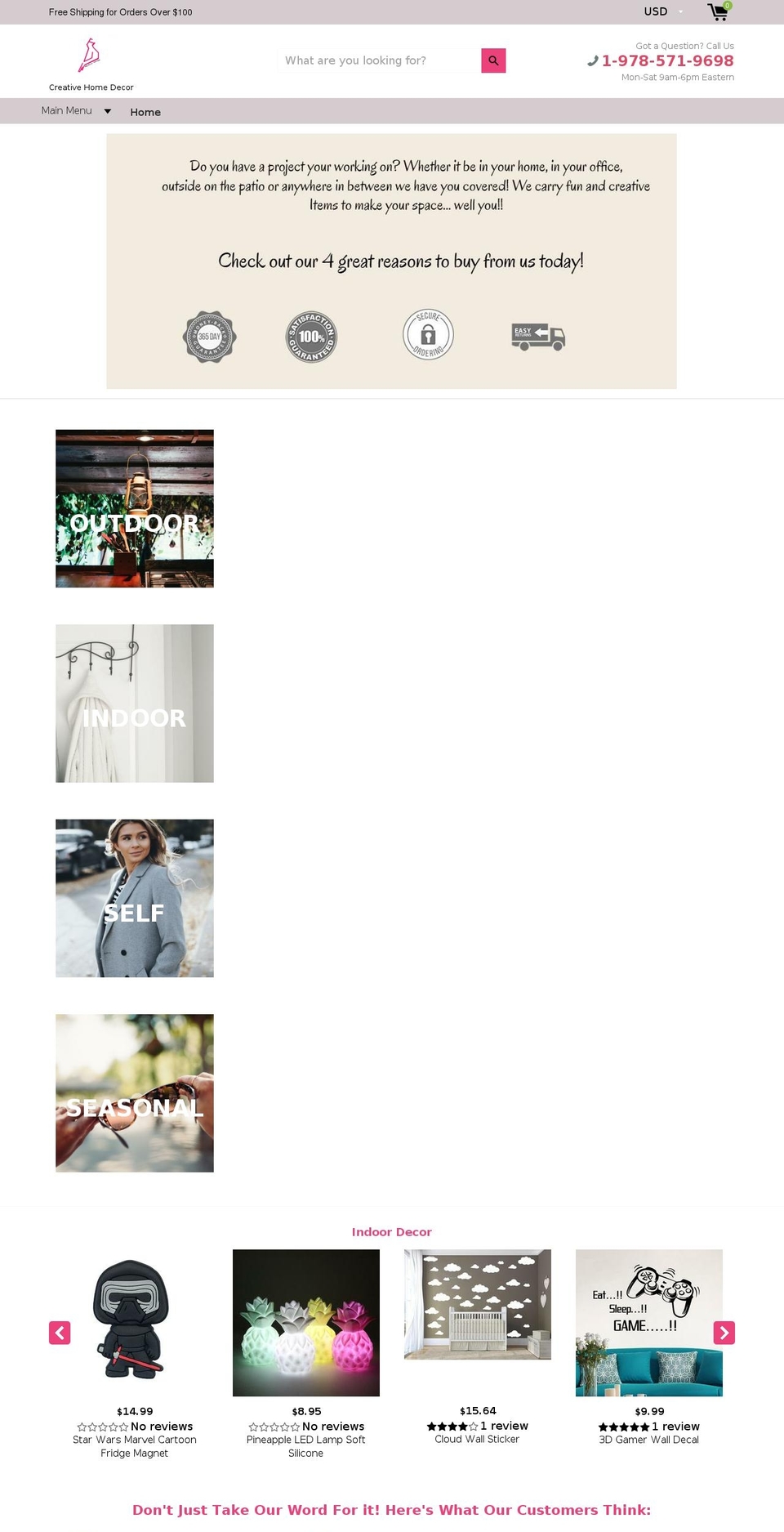 mydecortherapy.com — Shopify storefront screenshot