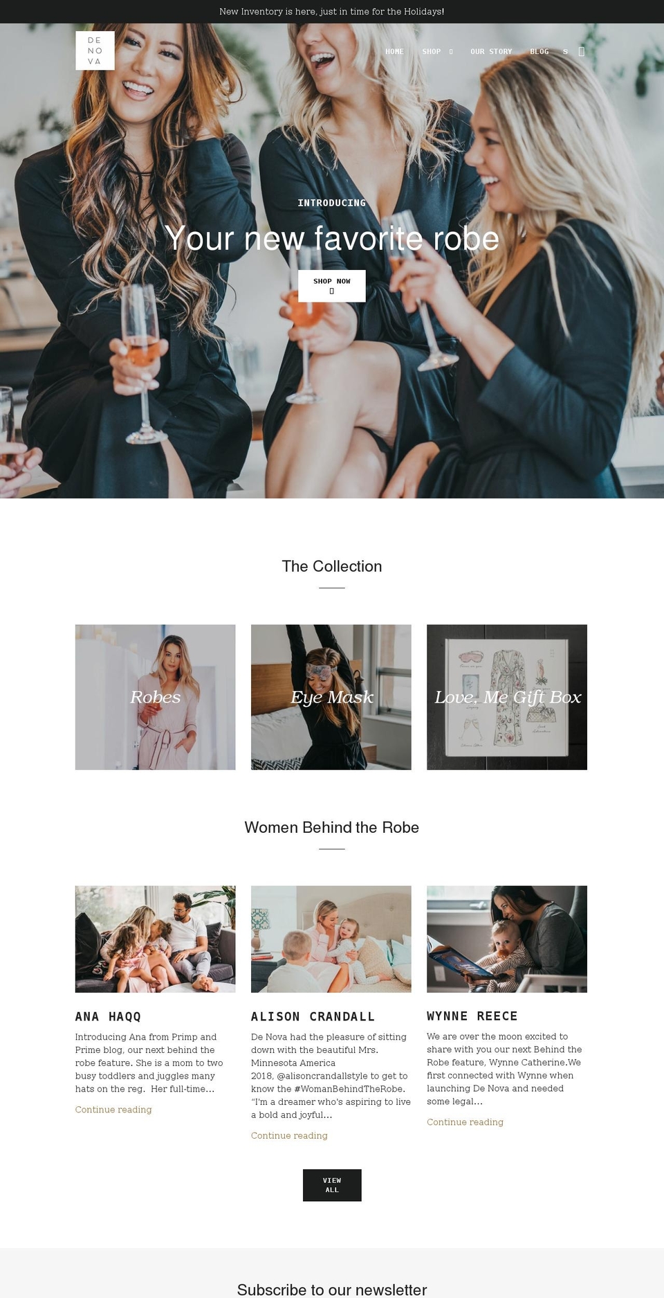 mydenova.com shopify website screenshot