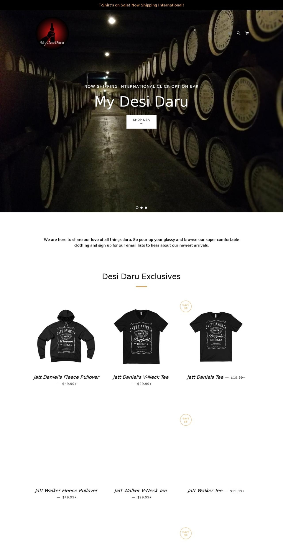 mydesidaru.com — Shopify storefront screenshot