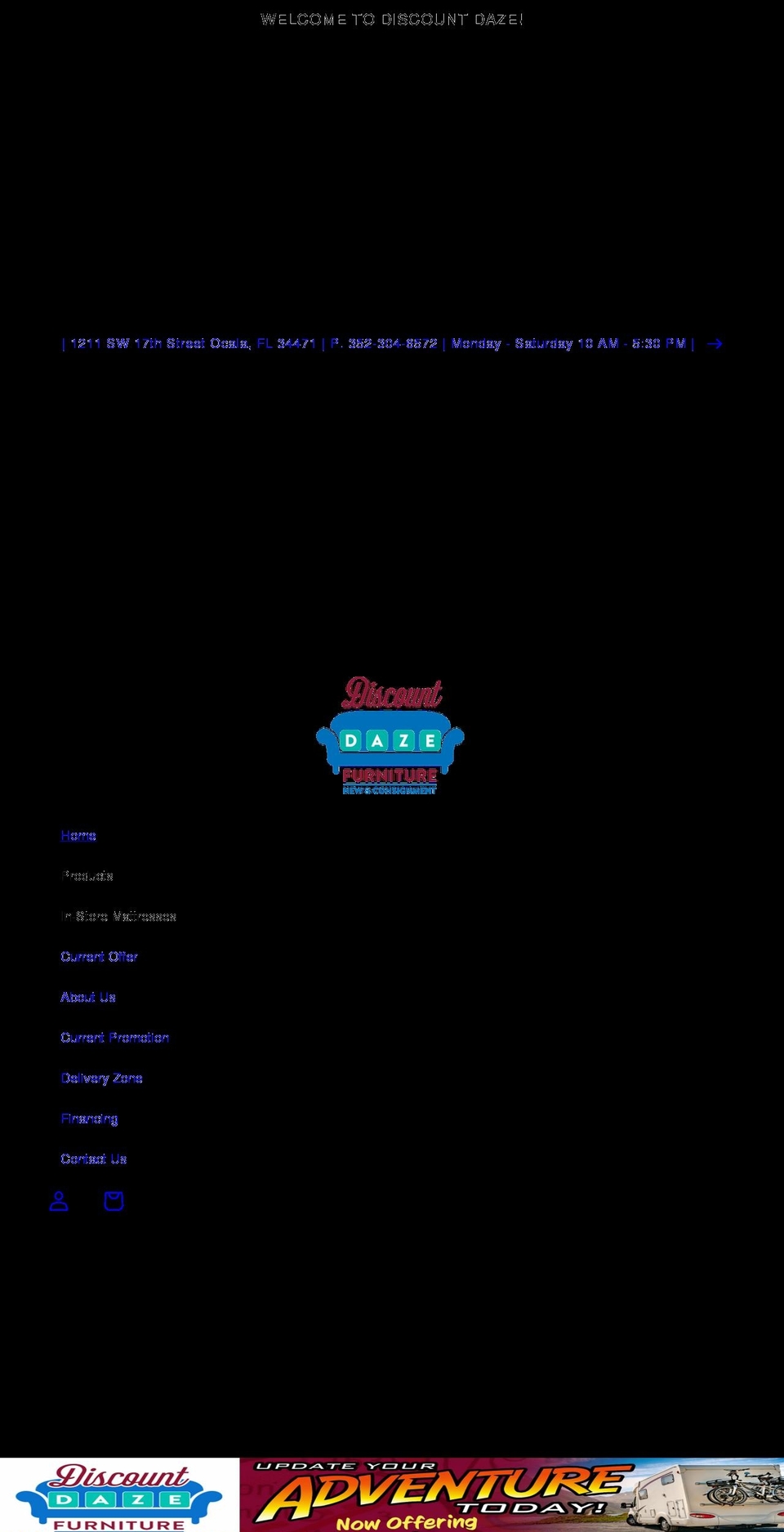 mydiscountdaze.com shopify website screenshot