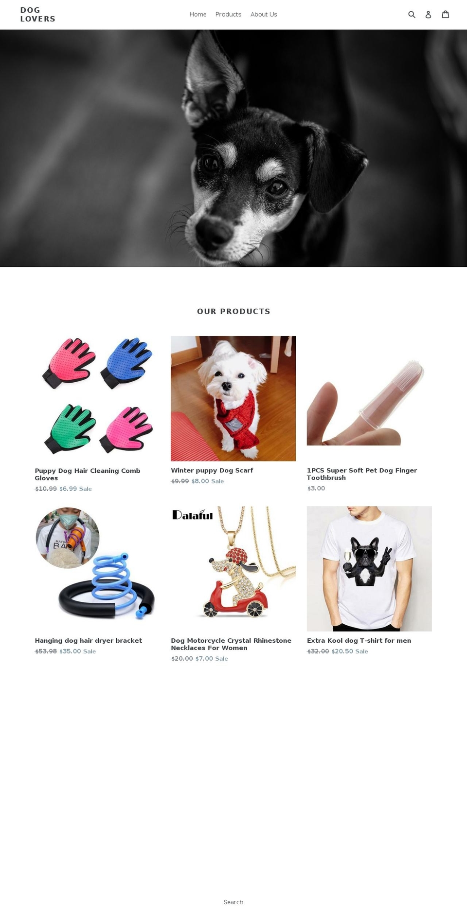 mydoggystyles.com — Shopify storefront screenshot
