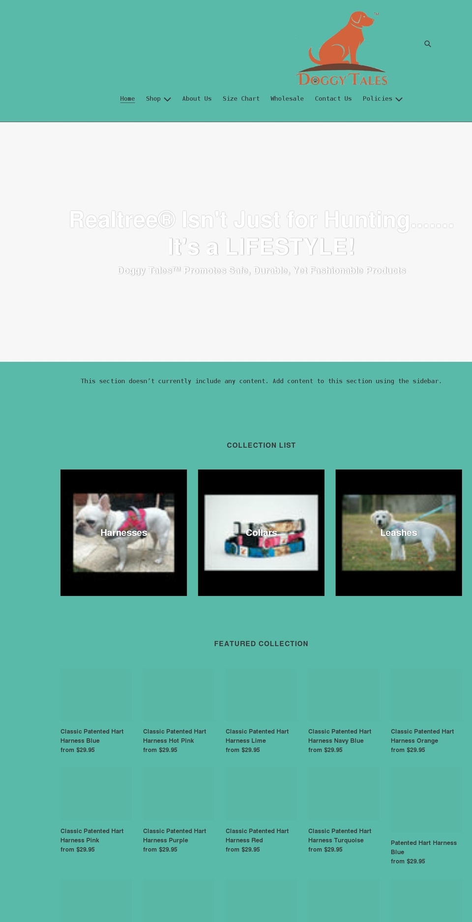 mydoggytales.com shopify website screenshot