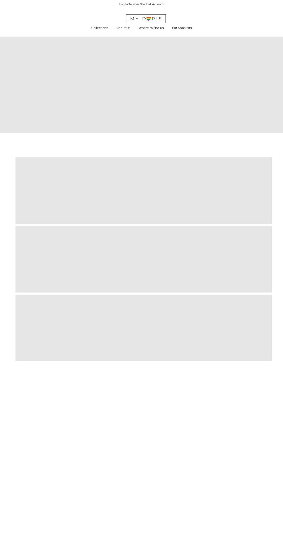 mydoris.co.uk shopify website screenshot