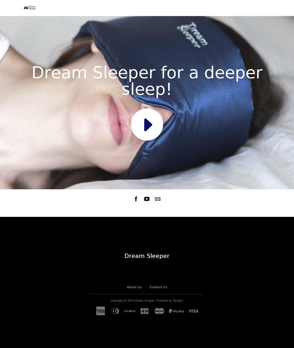 mydreamsleeper.com shopify website screenshot