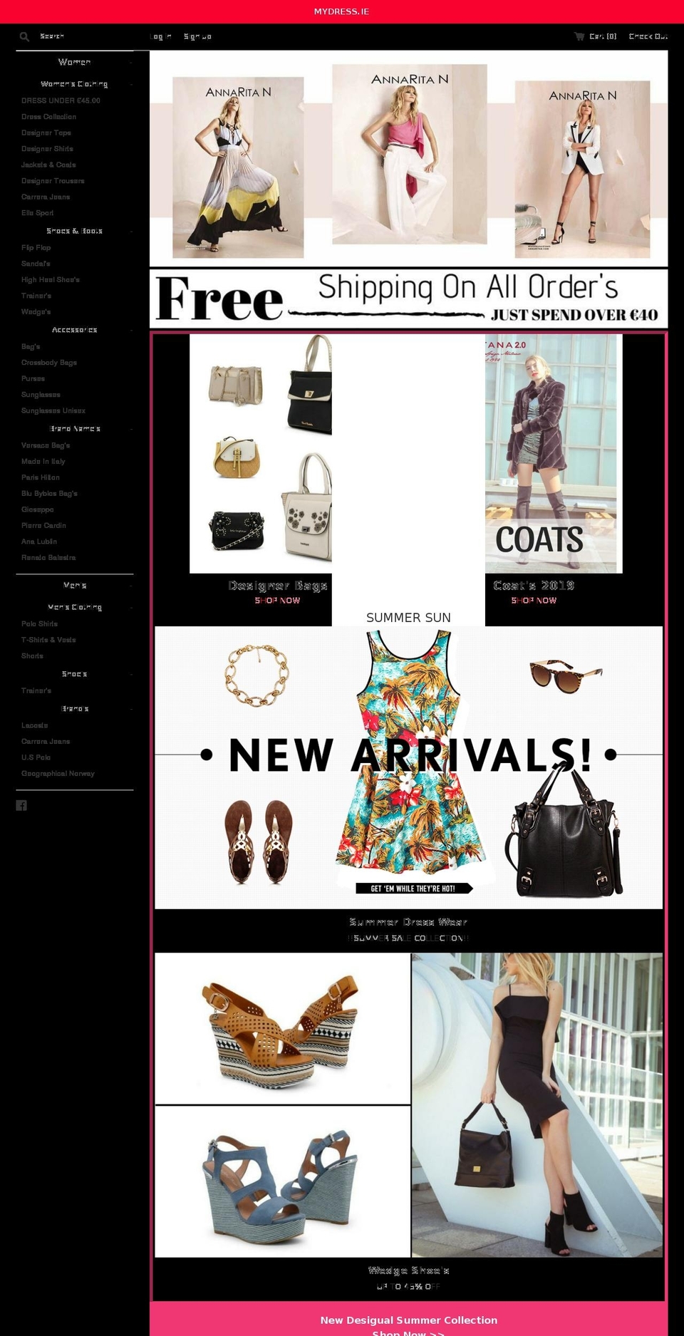 mydress.ie shopify website screenshot