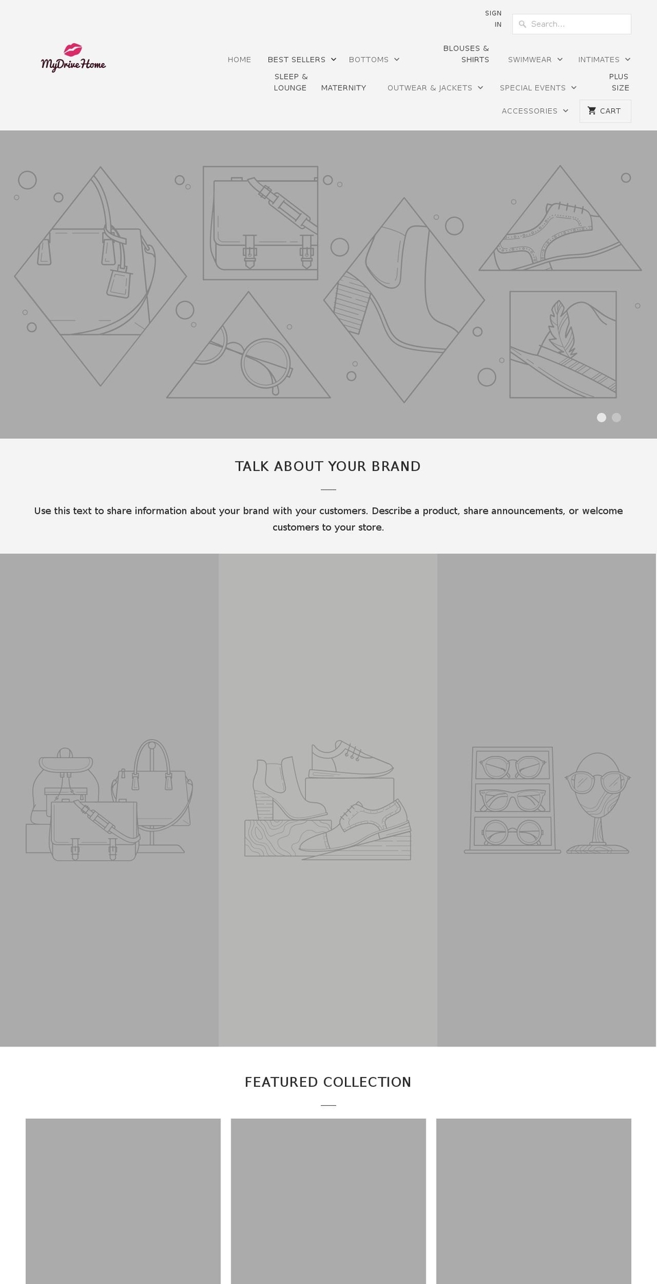 mydrivehome.com — Shopify storefront screenshot