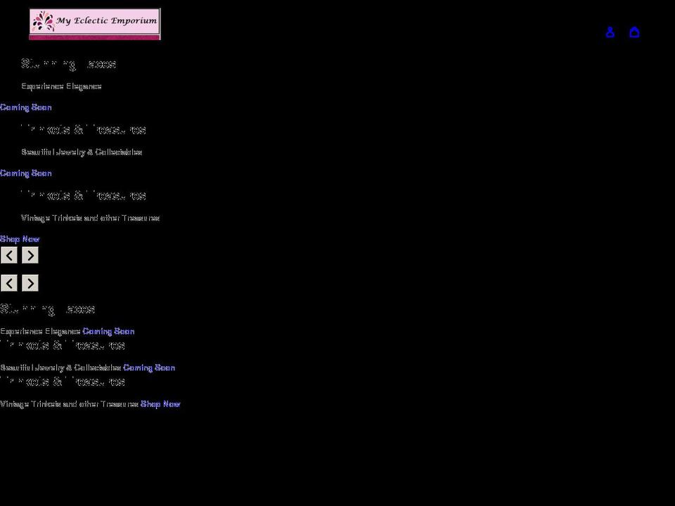 myeclecticemporium.com — Shopify storefront screenshot