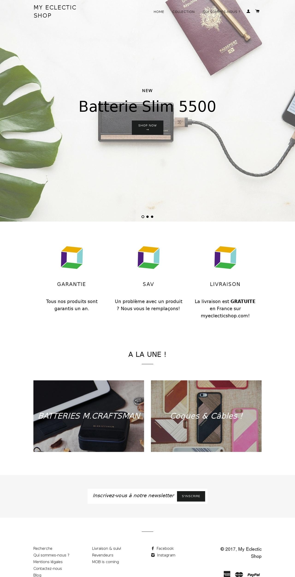 e-com.express Shopify theme site example myeclecticshop.com