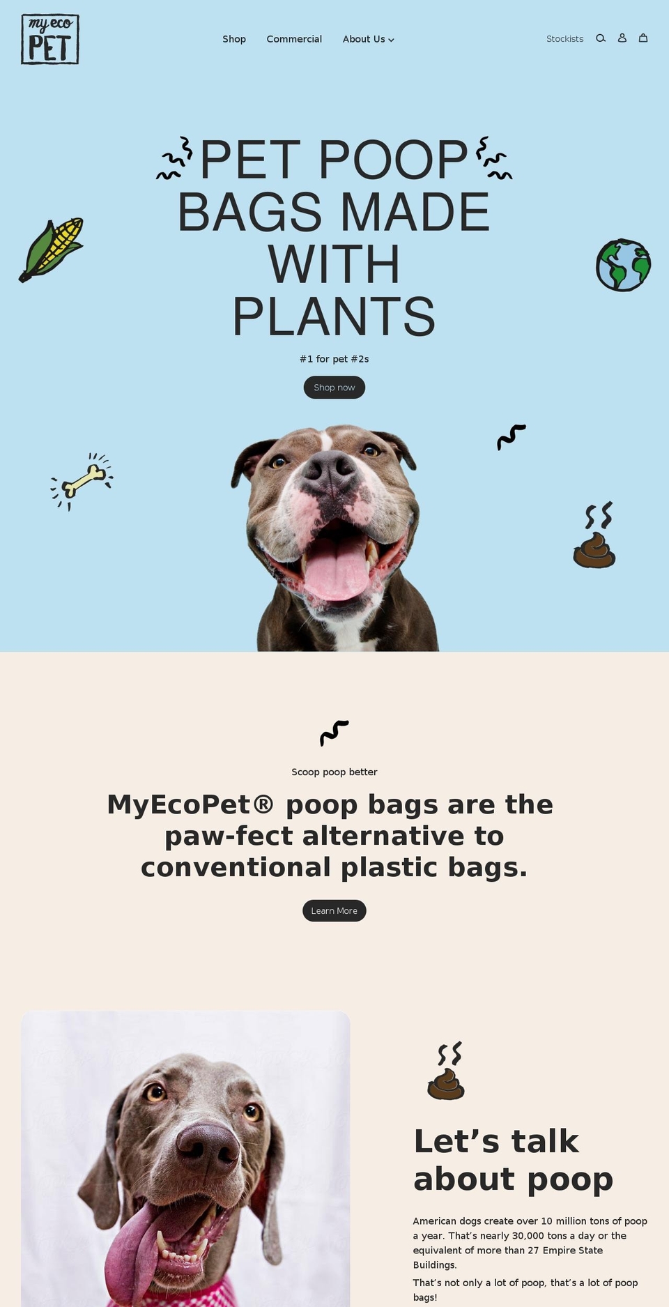 myecopet.com shopify website screenshot