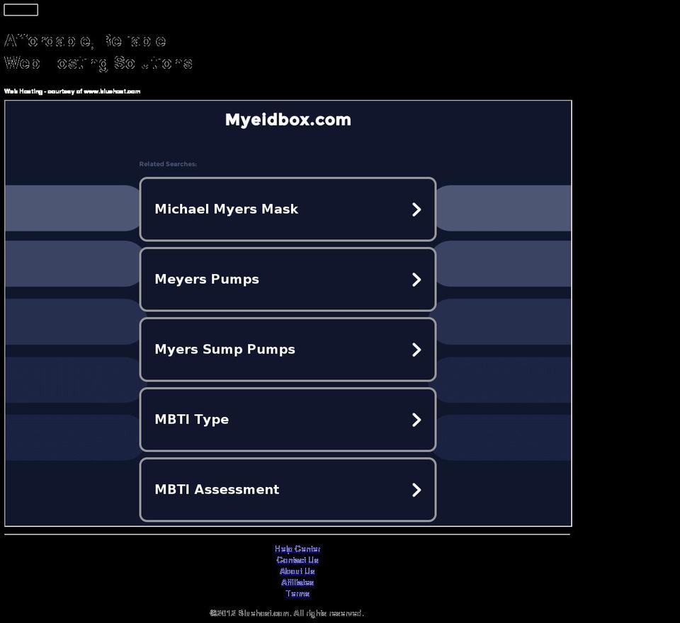 myeidbox.com shopify website screenshot