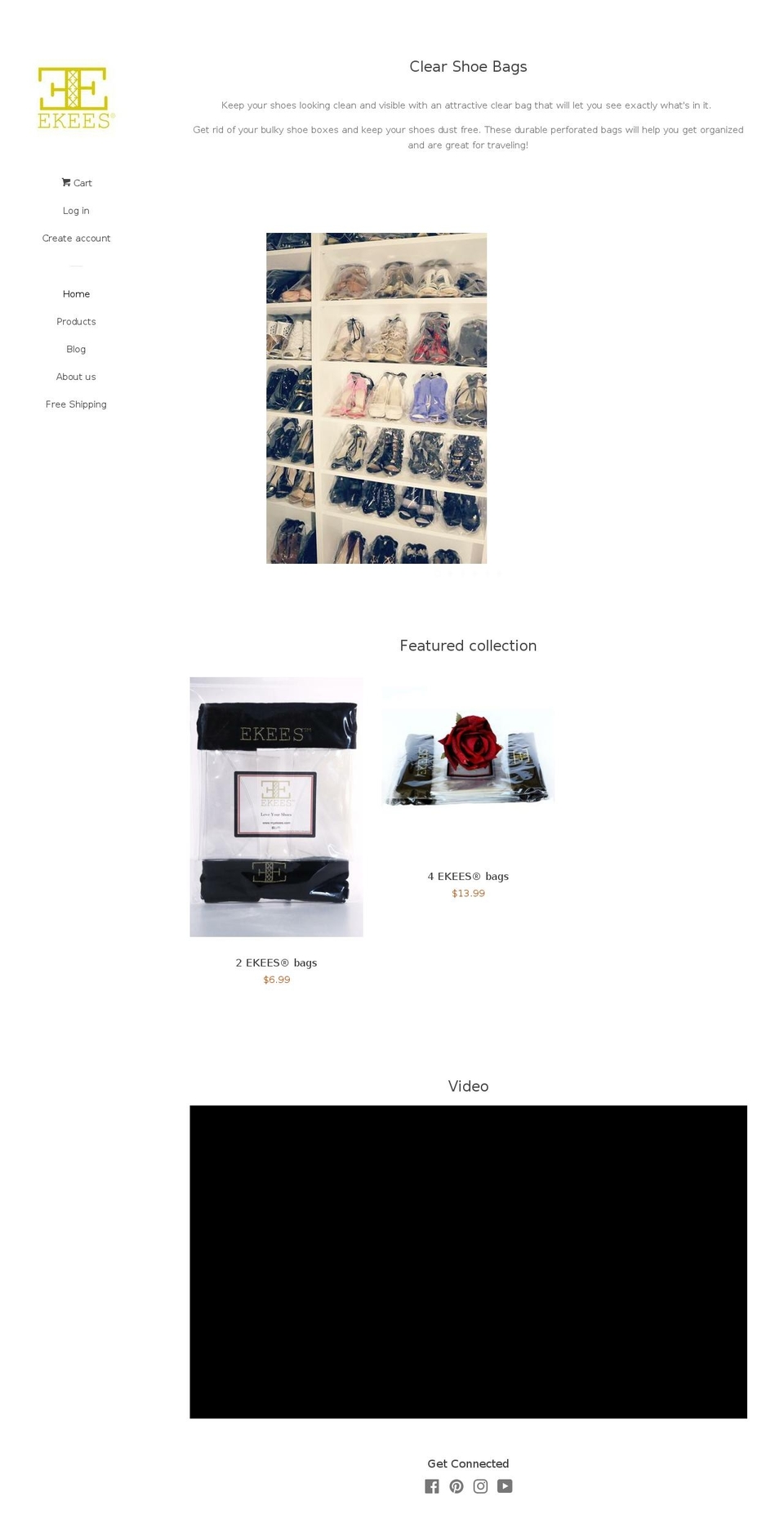myekees.com shopify website screenshot
